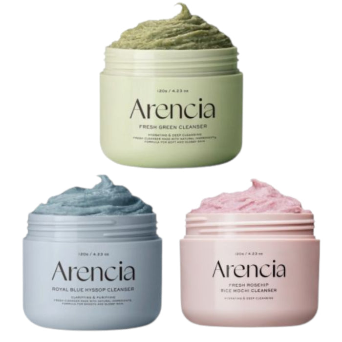 Wholesale Arencia - Fresh Green & Royal Roseship & Royal Blue Rice Mochi Cleanser - 120g 3ea Set | Carsha