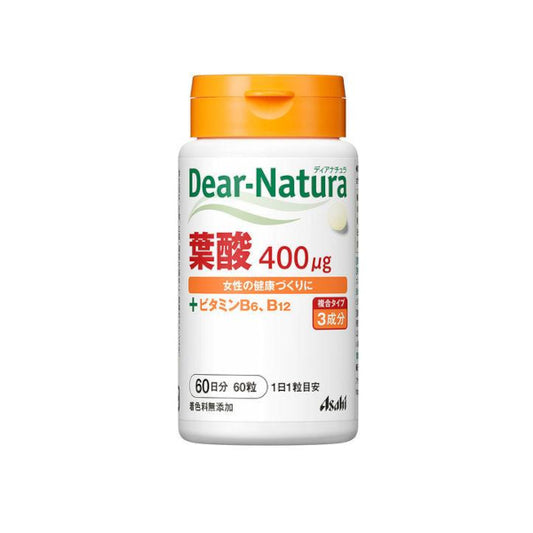 Wholesale Asahi - Dear Natura Folic Acid 400Μg 60 Days Supply - 60 tablets | Carsha