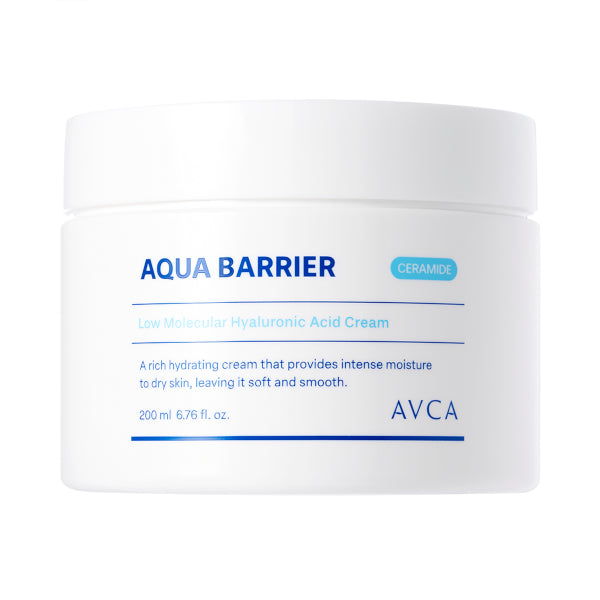 Wholesale AVCA - Aqua Barrier Low Molecular Hyaluronic Acid Ultra Hydrating Facial Cream - 200ml | Carsha