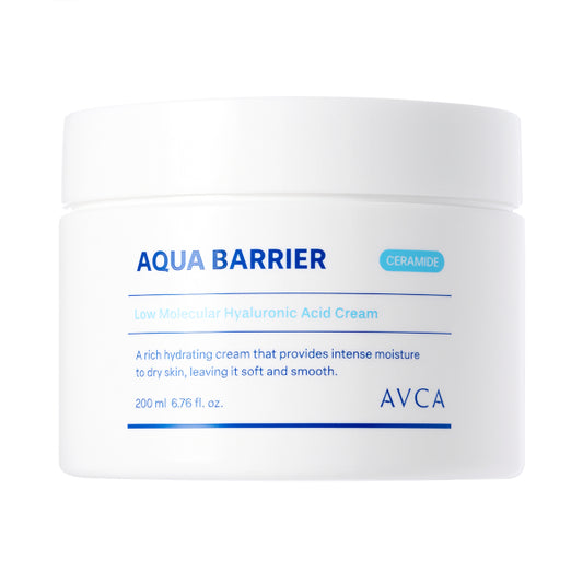 Wholesale AVCA - Aqua Barrier Low Molecular Hyaluronic Acid Ultra Hydrating Facial Cream - 200ml | Carsha
