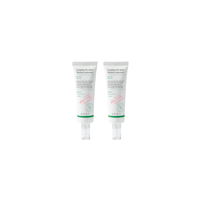 Wholesale AXIS-Y - Complete No Stress Physical Sunscreen SPF50+ PA++++ - 50ml 2ea Set | Carsha