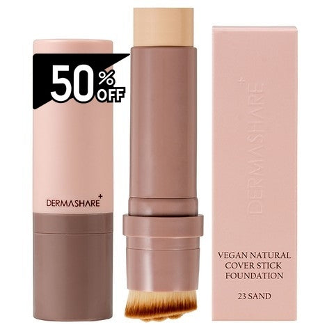 Dermashare Vegan Natural Cover Stick Foundation No23 Sand | Carsha Black Friday 50% OFF