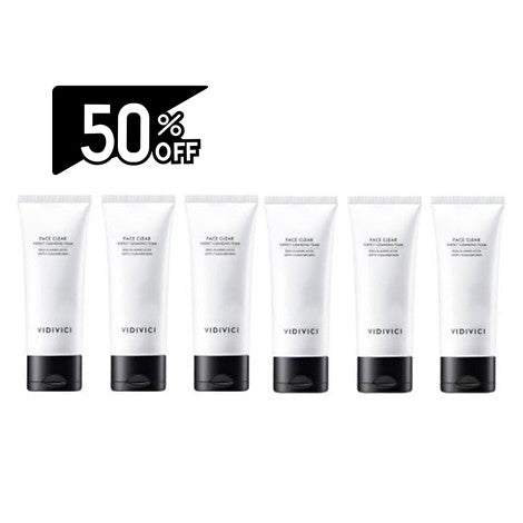 Vidivici 6set Face Clear Perfect Cleansing Foam Ad | Carsha Black Friday 50% OFF