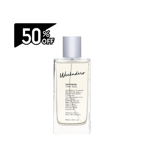 Weeknders Lemongrass Urban Spray 100ml | Carsha Black Friday 50% OFF