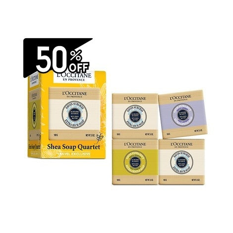 Loccitane Shea Soap Qartet 100gx4 | Carsha Black Friday 50% OFF