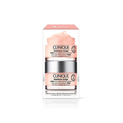 CLINIQUE Moisture Surge™ 100H Auto-Replenishing Hydrator 50ml Duo  | Carsha: Skincare Wholesale