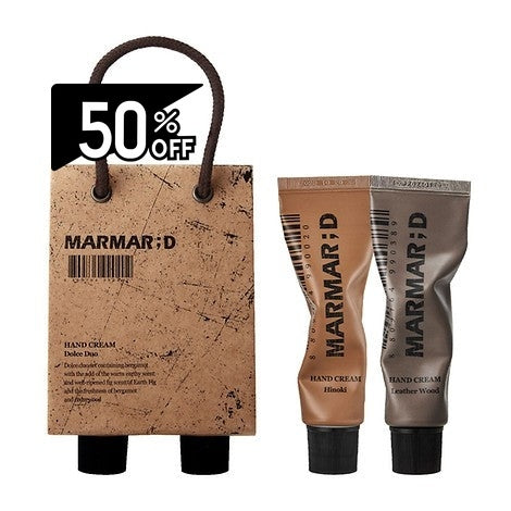 Marmar;d Hand Cream Woody Duo (hinoki + Leather Wood) | Carsha Black Friday 50% OFF