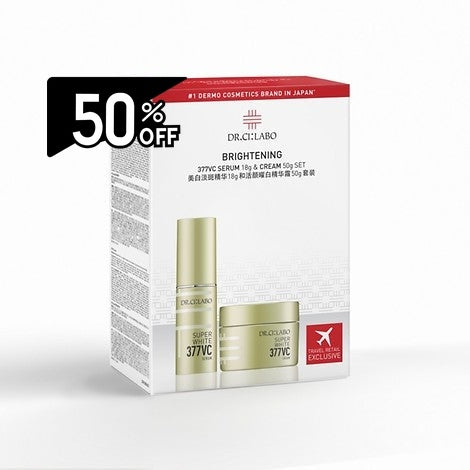 Dr.ci:labo Skin 377vc Cream & Serum Set | Carsha Black Friday 50% OFF