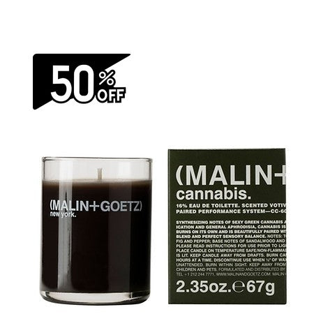 Malin+goetz Cannabis Candle Votive 67g | Carsha Black Friday 50% OFF