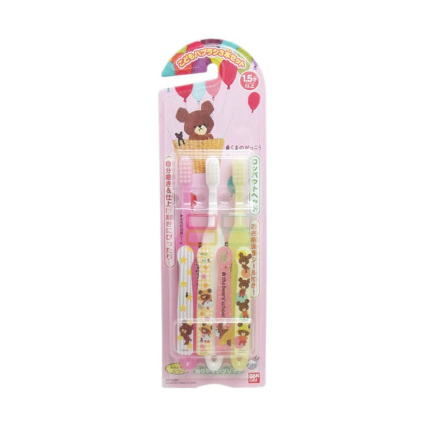 Wholesale Bandai - The Bears' School Children's Toothbrush - 3 pcs | Carsha