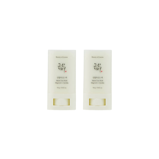 BEAUTY OF JOSEON - Matte Sun Stick : Mugwort + Camelia SPF50 PA++++ - 18g (2ea) Set