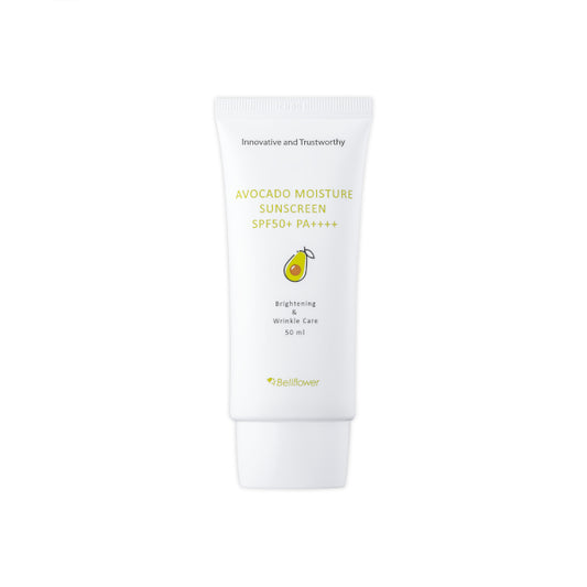 Wholesale Bellflower - Avocado Moisture Sunscreen SPF50+ PA++++ - 50ml | Carsha
