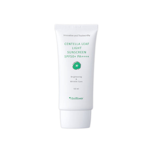 Wholesale Bellflower - Centella Leaf Light Sunscreen SPF50+ PA++++ - 50ml | Carsha