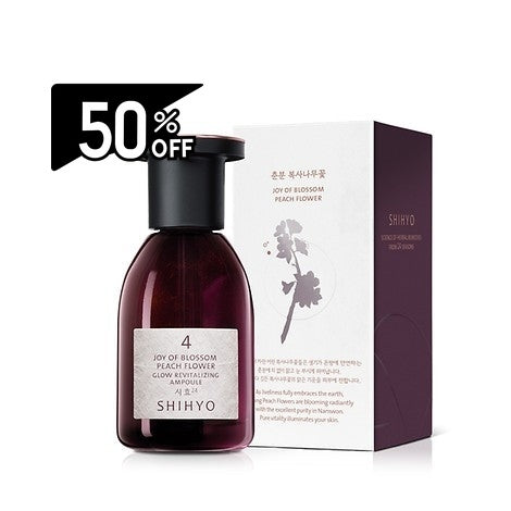 Shihyo Joy Of Blossom Peach Flower Glow Revitalizing Ampoule | Carsha Black Friday 50% OFF