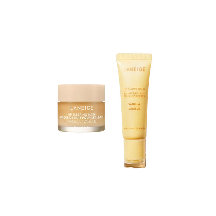 Wholesale LANEIGE - Lip Sleeping Mask - 20g - Vanilla 1ea X Lip Glowy Balm - 10g - Vanilla 1ea | Carsha