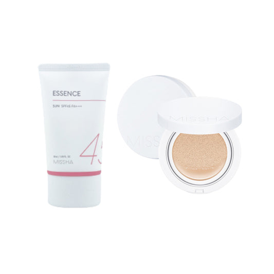 Wholesale Missha Essence Sun X Magic Cushion Moist Up Light Beige Set | Carsha