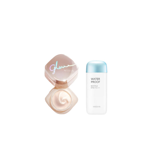 Wholesale MISSHA - All-Around Safe Block Waterproof Sun Milk SPF 50+/PA++++ - 70ml X MISSHA - Glow Skin Balm - 50ml | Carsha