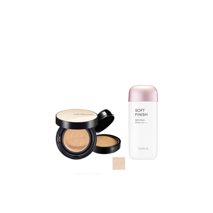 Wholesale MISSHA - All-Around Safe Block Soft Finish Sun Milk SPF50+ PA+++ - 70ml X Jung Saem Mool - Essential Skin Nuder Cushion -... | Carsha