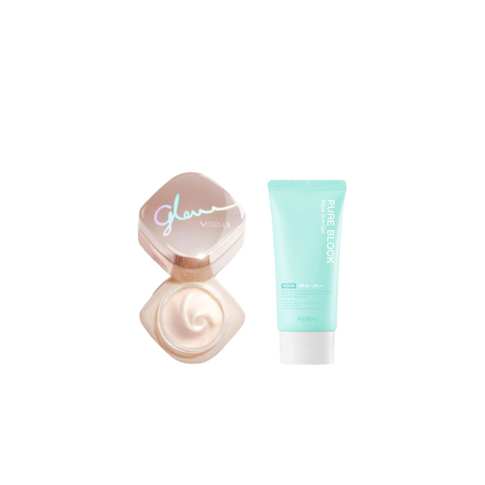 Wholesale A'PIEU - Pure Block Aqua Sun Gel SPF50+ PA+++ X MISSHA - Glow Skin Balm - 50ml | Carsha