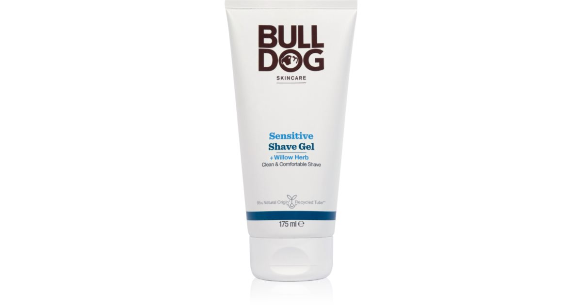Bulldog Gel da barba Sensitiv e (Shave Gel + Willow Herb) 175 ml