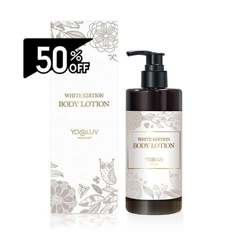 Yoaluv White Edition Body Lotion 300ml | Carsha Black Friday 50% OFF