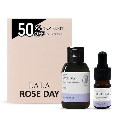 Lala Rose Dayinner Perfume+feminine Cleanser Travel Kit Jasmin | Carsha Black Friday 50% OFF