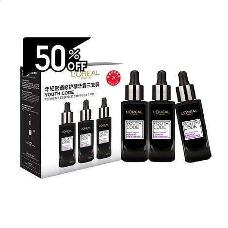 Loreal Paris  Youth Code Ferment Essence Complex Trio 30ml*3 | Carsha Black Friday 50% OFF