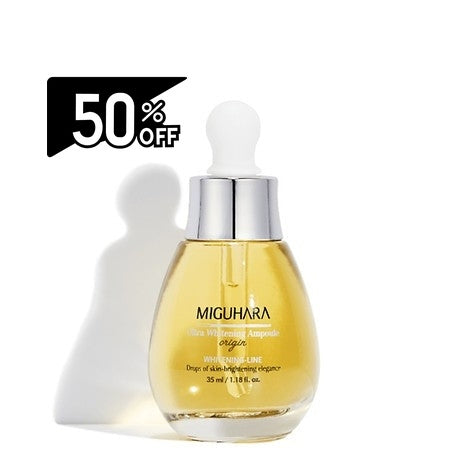 Miguhara Ultra Whitening Ampoule Origin | Carsha Black Friday 50% OFF