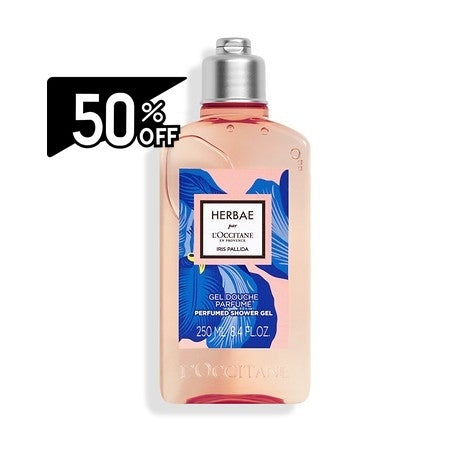 Loccitane Herbae Iris Shower Gel 250ml | Carsha Black Friday 50% OFF