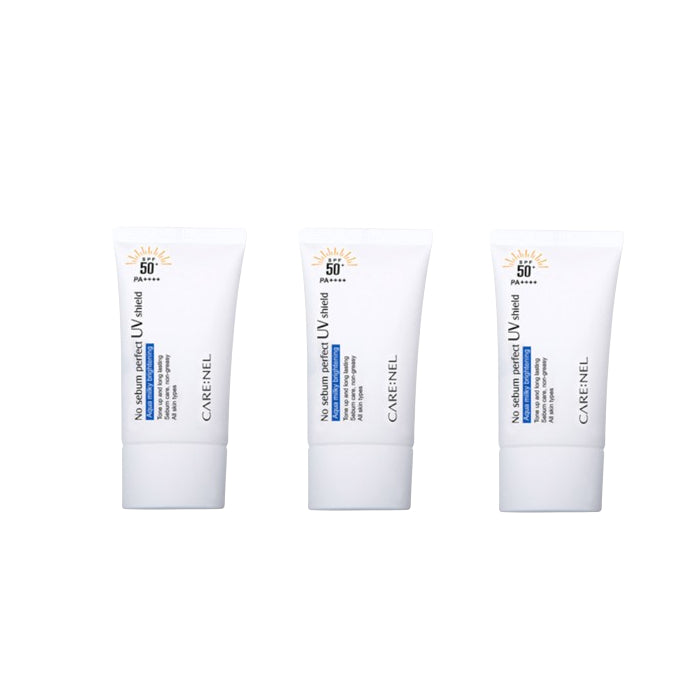 Wholesale CARE:NEL No Sebum Perfect UV Shield SPF50+ PA++++ - 50ml 3ea Set | Carsha
