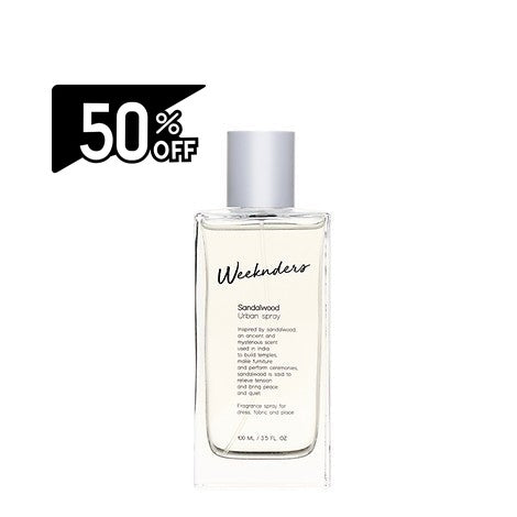 Weeknders Sandalwood Urban Spray 100ml | Carsha Black Friday 50% OFF