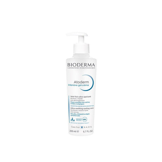 Bioderma Atoderm Intensive Gel-Cream Ultra-Soothing Cooling Care 200ml (Exp: 2024/06) (Unboxed) | Carsha Wholesale