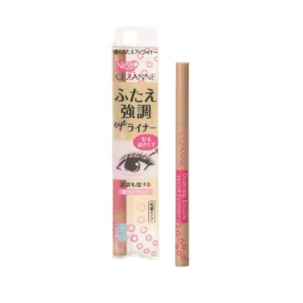 Wholesale CEZANNE - Drawing Double Eyelid Eyeliner - 0.5ml - 10 Shadow brown | Carsha