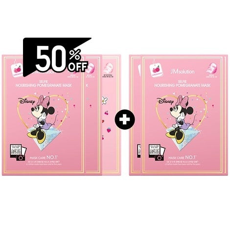 Jm Solution 3+2 Selfie Nourishing Pomegranate Mask Disney | Carsha Black Friday 50% OFF