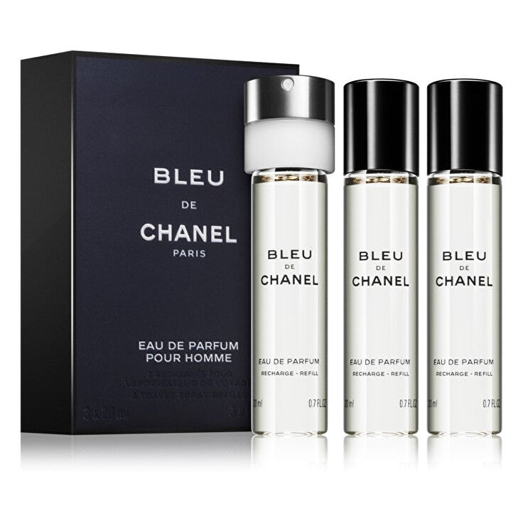 Wholesale Chanel Bleu De Chanel - Cartuccia eau de parfum 3 x 20 ml uomo | Carsha