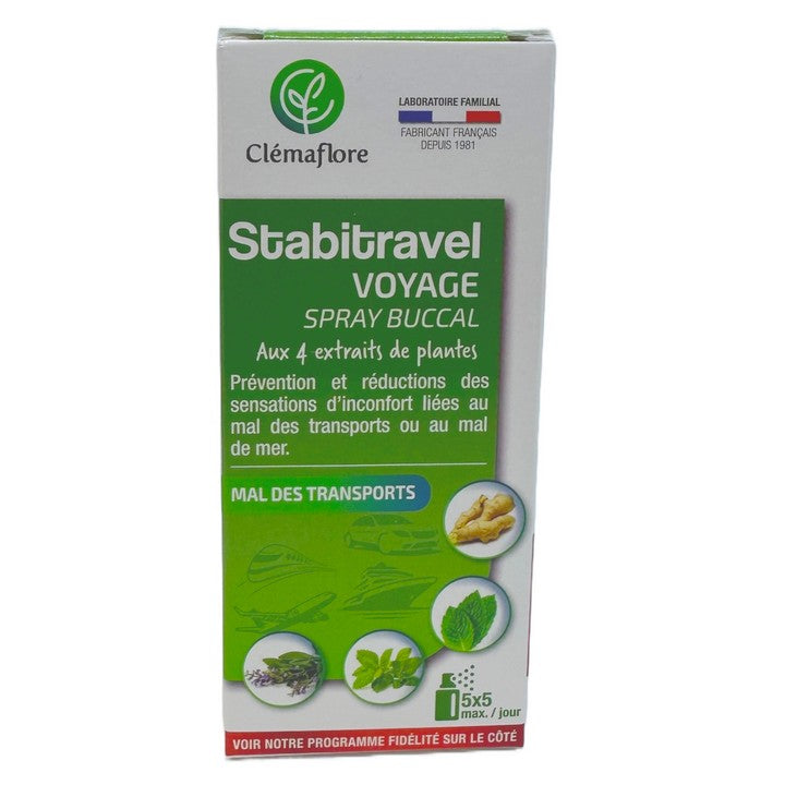 Clémaflore Stabitravel Voyage Spray orale 20ml
