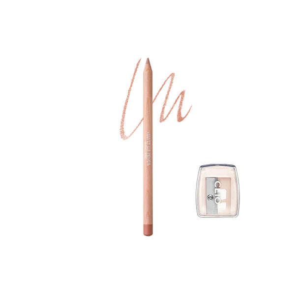 Wholesale CLIO - Velvet Lip Pencil Set - 1 set 2 items - 02 Peach Beige | Carsha