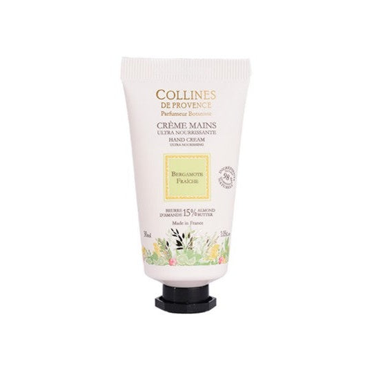 Wholesale Colline di Provenza Crema Mani Ultra Nutriente Bergamotto Fresco 30ml | Carsha