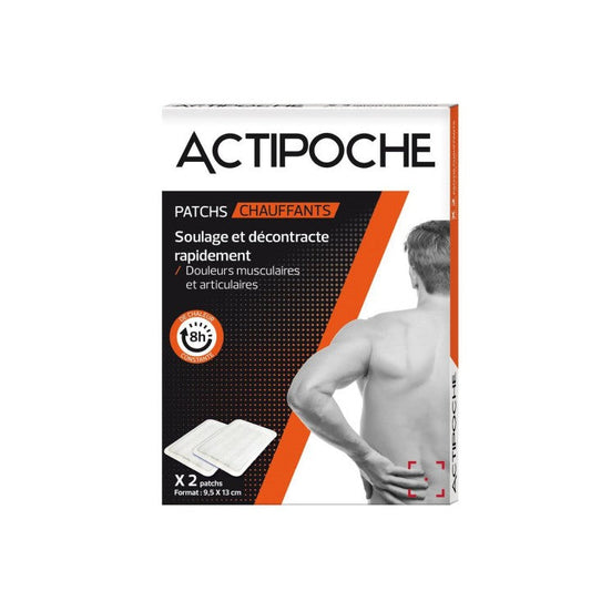 Cooper Actipoche Patch Caldi Dolori Muscolari e Articolari Schiena Collo Spalla x2