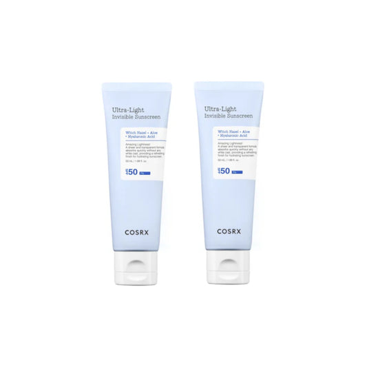 Wholesale COSRX - Ultra-Light Invisible Sunscreen - 50ml 2ea Set | Carsha