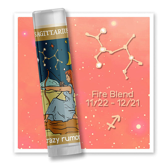 Crazy rumors zodiac lip balm - sagittario (lip balm) 4,4 ml