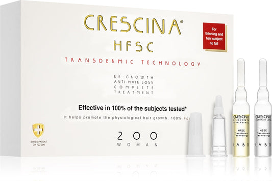 Crescina Crescita dei capelli e cura anti-caduta dei capelli per le donne Grado transdermico 200 (初期化) 20 x 3,5 ml