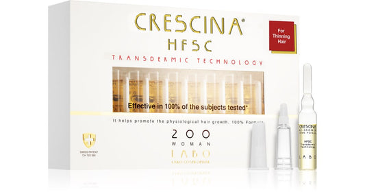 Crescina Cura della crescita dei capelli per le donne Grado transdermico 200 (初期化) 20 x 3,5 ml