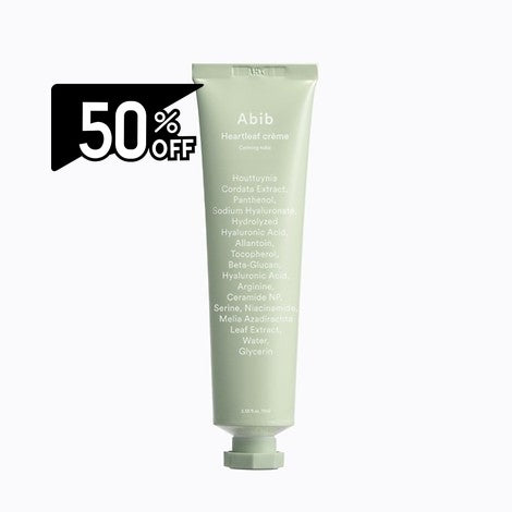 Abib Heartleaf Cream Tube | Carsha Black Friday 50% OFF