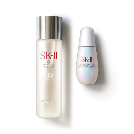 Sk-ii Facial Treatment Essence & Genoptics Infinitaura Essence Set | Carsha Skincare Deals 50% OFF