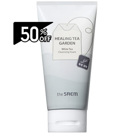 The Saem Healing Tea Garden White Tea Cleansing Foam 150ml | Carsha Black Friday 50% OFF