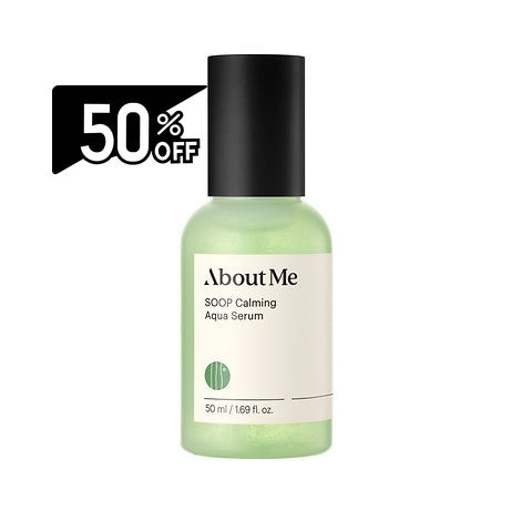 About Me Soop Calming Aqua Serum | Carsha Black Friday 50% OFF