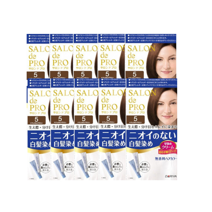 Wholesale Dariya Dariya - Salon De Pro - Hair Color Cream - 5 Natural brown 10PCS Set | Carsha