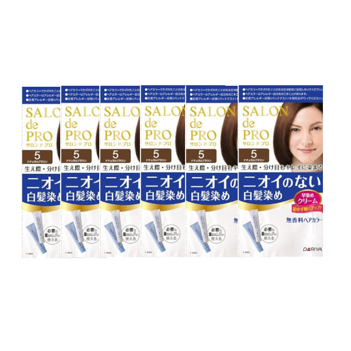 Wholesale Dariya Dariya - Salon De Pro - Hair Color Cream - 5 Natural brown 6PCS Set | Carsha