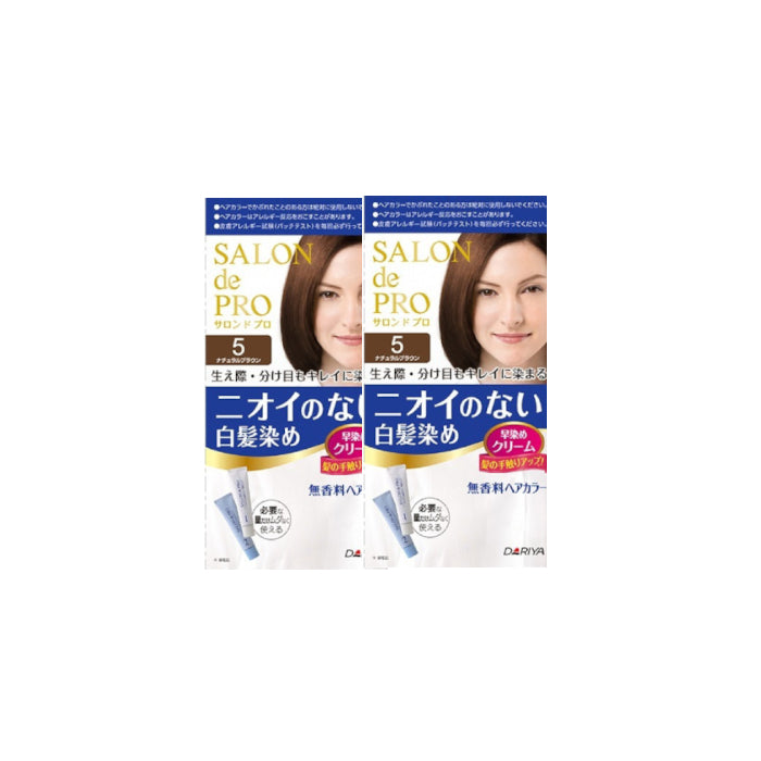 Wholesale Dariya Dariya - Salon De Pro - Hair Color Cream - 5 Natural brown Duo Set | Carsha